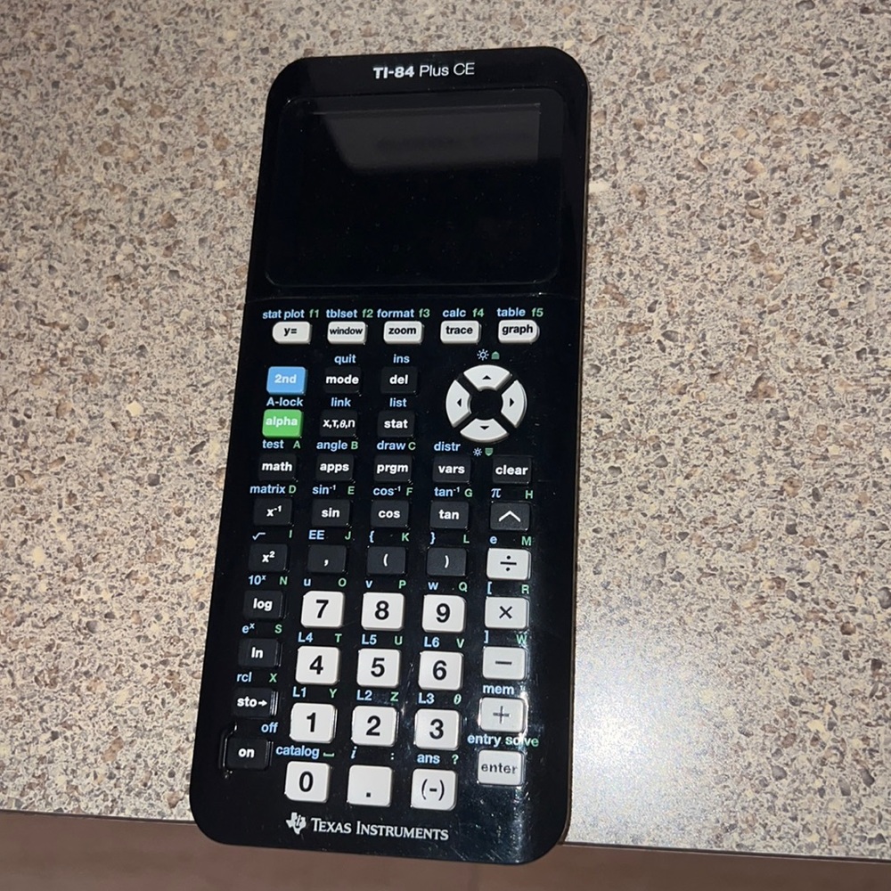 Graphic calculator used